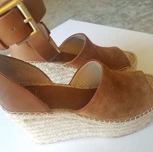 Popular Cognac Brown Wedge
